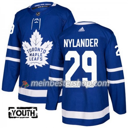 Toronto Maple Leafs William Nylander 29 Adidas 2017-2018 Blau Trikot Authentic - Kinder